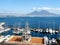 The Mount Vesuvius and the Gulf of Naples