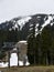 Mount Washington ski lift off season, Vancouver Island