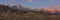 Mount Whitney and Alabama Hills panorama