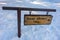 Mount Whitney Hiking Sign Table Sierra Nevada California USA