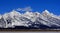 Mount Woodring of the Grand Tetons Peaks in Grand Tetons National Park