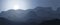 Mountain abstract landscape