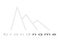 Mountain abstract stock logo - brand name icon