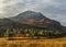 Mountain along Loch Clair, Scotlad