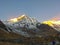 Mountain Annapurna and Annapurna Base Camp