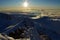 Mountain Aragats Armenia clouds sky