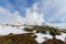 Mountain Asahidake in winter