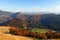 The mountain autumn landscape