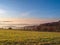 Mountain autumnal landscape, Sudetes mountain, Poland, Europe.