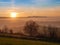 Mountain autumnal landscape, Sudetes mountain, Poland, Europe.