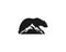 Mountain Bear Logo Design Concept.