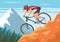 Mountain bike downhill