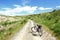 Mountain Bike on the Otago Central Rail Trail, New Zealand