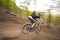 Mountain biking downhill extreme