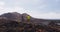 Mountain biking MTB cyclists woman and man drinking water enjoying view on bike