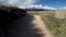 Mountain biking ride in the Peruvian Andes in Cuzco mountains.