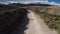 Mountain biking ride in the Peruvian Andes in Cuzco mountains.