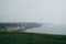 Mountain break by the sea, ocean, nature, meadows