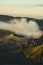 Mountain Bromo active volcano crater in East Jawa, Indonesia.