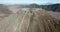 Mountain Bromo active volcano crater in East Jawa, Indonesia. Top view from drone fly. 4K footage