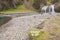 Mountain brook and small cascade - Iceland.