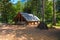 Mountain cabin, Charcoal Burner House in European Alps, Logarska valley, Slovenia