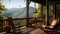 A mountain cabin with \\\'Mountain Retreat Birthday\\\'