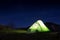 Mountain camping nightscape