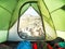 Mountain Camping Tent Inside View