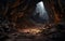 Mountain Catastrophe Cave In Chaos. Generative AI