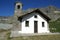 A mountain chapel in Colle del Nivolet,  Piedmont Italy