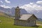 Mountain chapel in Val Gardena