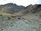 mountain cliff at the edge of prestine Hunza Valley, Karakoram Highway, Pakistan