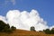 Mountain cloudscape and landscape in Georgia