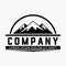 Mountain company logo. Mountain design template.Vector and illustrations.