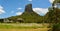 Mountain Coonowrin in Glass House Mountains region in Queensland