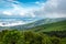 Mountain coverd with cloud layers and beautiful sky