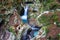 Mountain creek autumn in the Lepena valley