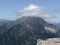 Mountain crossing Ammergau Alps