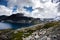 Mountain Dalsnibba landscape in Geiranger, Norway