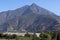 The mountain that dominates the First Bend of the Yangtze River in Shigu village, Yunnan, China