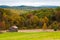 Mountain farm land in virginia mountains