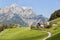 Mountain farmhouse in German Alps near Berchtesgaden