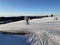 Mountain Feldberg in germany in winter time