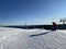 Mountain Feldberg in germany in winter time