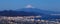 Mountain Fuji and cityscape at Shizuoka