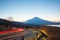 Mountain Fuji Landscape at dusk