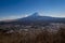 Mountain Fuji peak