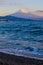 Mountain Fuji and sea at Miho no Matsubara