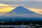Mountain Fuji sunrise in Japan